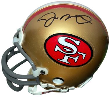 Joe Montana Autographed San Francisco 49ers Riddell Rep TB NFL Mini Helmet- Upper Deck Hologram/COA-Powers Sports Memorabilia