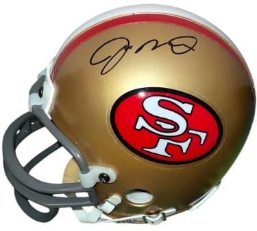 Joe Montana Autographed San Francisco 49ers Riddell Rep TB NFL Mini Helmet- Upper Deck Hologram-Powers Sports Memorabilia