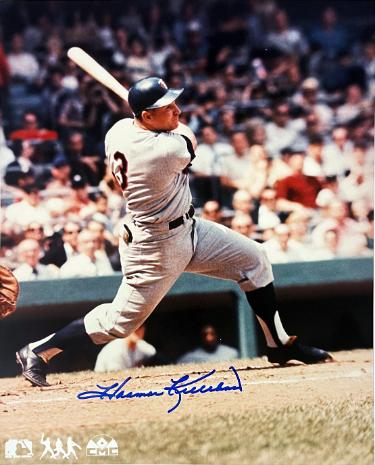 Harmon Killebrew Autographed Minnesota Twins MLB Licensed 8x10 Photo- COA/Autograph Show Ticket-Powers Sports Memorabilia