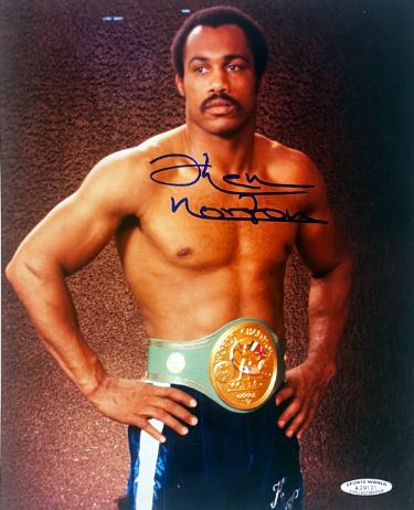 Ken Norton Autographed Boxing 8x10 Photo- Sports World Collectibles #29121 & COA-Powers Sports Memorabilia