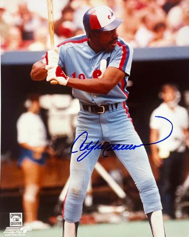 Andre Dawson Autographed Montreal Expos MLB Licensed 8x10 Photo- Tuff Stuff COA/Show Ticket (HOF)-Powers Sports Memorabilia
