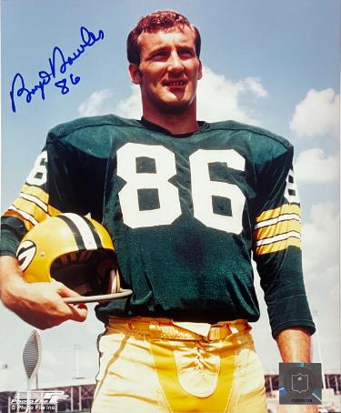 Boyd Dowler Autographed Green Bay Packers NFL Licensed 8x10 Photo #86- COA/Show Ticket-Powers Sports Memorabilia