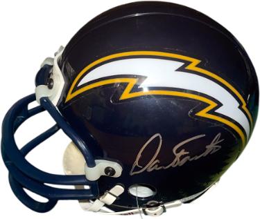 Dan Fouts Autographed San Diego Chargers NFL Riddell TB Rep NFL Mini Helmet- Sports World Collectibles #A37479/COA-Powers Sports Memorabilia
