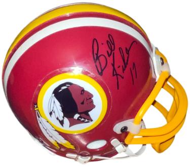 Billy Kilmer Autographed Washington Riddell TB Rep NFL Mini Helmet #17- Collector's Showcase/Show Ticket-Powers Sports Memorabilia