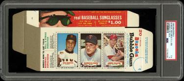 1966 Bazooka Complete Box Juan Marichal #10/ Harmon Killebrew #11/ Johnny Callison #12-20 Piece- PSA Graded 5 EX-Powers Sports Memorabilia