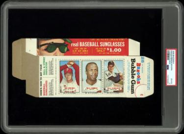 1966 Bazooka Complete Box Jim Bunning #31/ Frank Robinson #32/ Bill Skowron #33-25 Piece- PSA Graded 4 VG-EX-Powers Sports Memorabilia