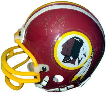 Billy Kilmer Autographed Washington Riddell TB Rep NFL Mini Helmet #17- COA/Show Ticket-Powers Sports Memorabilia