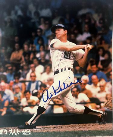 Al Kaline Autographed Detroit Tigers MLB Licensed 8x10 Photo- Tuff Stuff COA/Show Ticket-Powers Sports Memorabilia