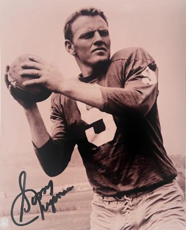 Sonny Jurgensen Autographed Washington Vintage NFL Licensed 8x10 Photo- Tuff Stuff, Show Promoter LOA/Original Show Ticket - CTBL_042698-Powers Sports Memorabilia