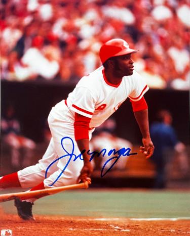 Joe Morgan Autographed Cincinnati Reds MLB Licensed 8x10 Photo- Tuff Stuff COA (HOF)-Powers Sports Memorabilia