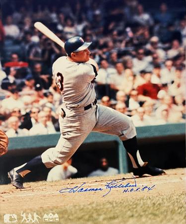 Harmon Killebrew Autographed Minnesota Twins MLB Licensed 8x10 Photo HOF 84- Tuff Stuff COA/Show Ticket-Powers Sports Memorabilia