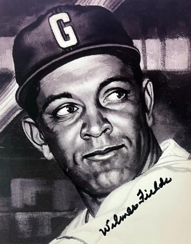 Wilmer Fields Autographed Homestead Grays 8x10 Photo- COA/CSA Show Ticket/Photo-Powers Sports Memorabilia