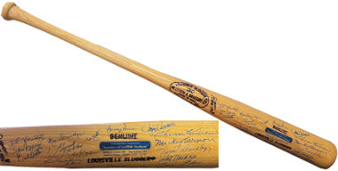 Washington Senators Of Griffith Stadium Reunion Autographed LS/H&B Bat 25 Sigs /150-Beckett Killebrew/Lemon/Mincher/Seivers/Vernon-Powers Sports Memorabilia