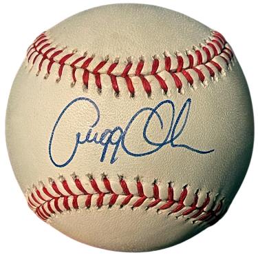 Gregg Olson Autographed ROAL Official American League Baseball- COA (Baltimore Orioles/AL ROY)-Powers Sports Memorabilia
