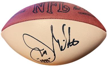 Joe Gibbs Autographed Ofc Wilson NFL WP Football w/ "1996"- Beckett Review(Washington/HOF/3X SB Champ)-Powers Sports Memorabilia
