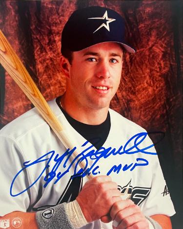 Jeff Bagwell Autographed Houston Astros 8x10 MLB Licensed Photo 94 NL MVP- Tuff Stuff LOA-Powers Sports Memorabilia