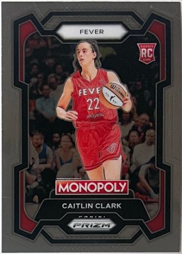 Caitlin Clark 2024 Panini Prizm Monopoly WNBA Rookie Card #65 (Indiana Fever) - CTBL_042839-Powers Sports Memorabilia