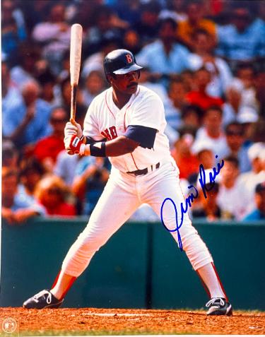 Jim Rice Autographed Boston Red Sox MLB Licensed 8x10 Photo imperfect- Tuff Stuff COA-Powers Sports Memorabilia