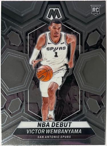 Victor Wembanyama 2023-24 Panini Mosaic NBA Debut Rookie Card (RC) #257 (San Antonio Spurs)-Powers Sports Memorabilia