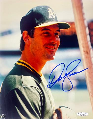 Dave Kingman Autographed Oakland A's MLB Licensed 8x10 Photo imperfect- Sports World Collectibles #A13546-Powers Sports Memorabilia
