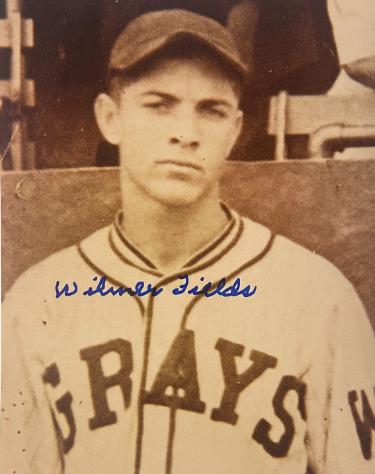 Wilmer Fields Autographed Homestead Grays 8x10 Photo imperfect- COA/CSA Show Ticket/Photo-Powers Sports Memorabilia