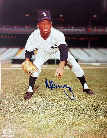 Al Downing Autographed New York Yankees MLB Licensed 8x10 Photo imperfect- COA/Show Ticket-Powers Sports Memorabilia
