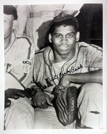 Bill (Ready) Cash Autographed Philadelphia Stars Vintage B&W 8x10 Photo imperfect- COA/CSA Show Ticket/Photo-Powers Sports Memorabilia