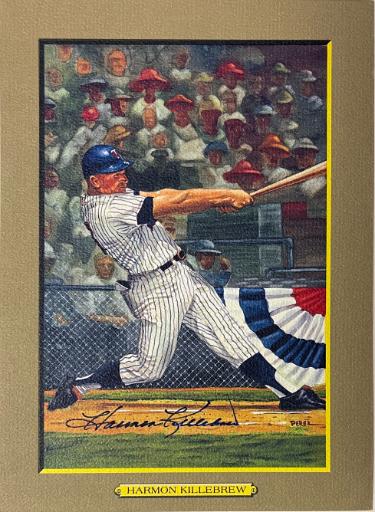 Harmon Killebrew Autographed 5.5X8 Perez-Steele Galleries Great Moments Card #48- /5000- COA (HOF)-Powers Sports Memorabilia