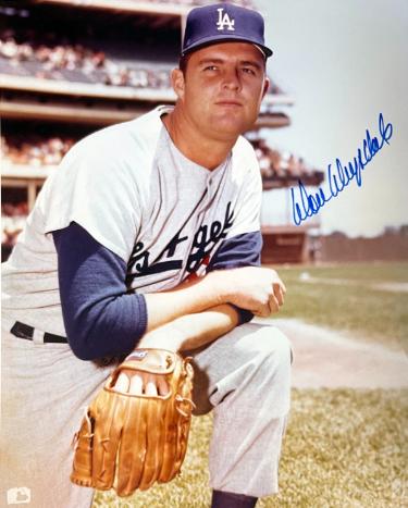 Don Drysdale Autographed Los Angeles Dodgers MLB Licensed 8x10 Photo imperfect- NFL Alumni LOA-Powers Sports Memorabilia