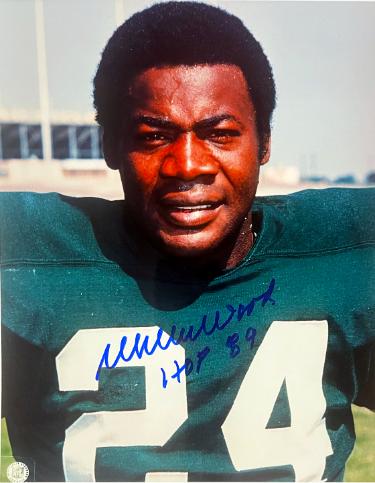 Willie Wood Autographed Green Bay Packers NFL Licensed 8x10 Photo HOF 89 imperfect- COA-Powers Sports Memorabilia