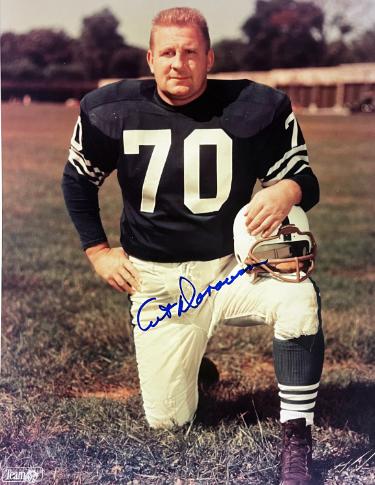 Art Donovan Autographed Baltimore Colts NFL Licensed 8x10 Photo imperfect- CSA COA/Show Ticket-Powers Sports Memorabilia