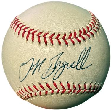 Jeff Bagwell Autographed Official Rawlings RONL National League Baseball- COA (Houston Astros-Powers Sports Memorabilia