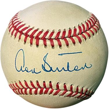 Don Sutton Autographed RONL Official National League Baseball toned- COA (Los Angeles Dodgers/HOF)-Powers Sports Memorabilia