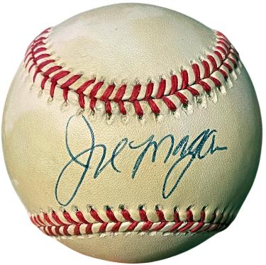 Joe Morgan Autographed RONL Rawlings Official National League Baseball toned- COA (Cincinnati Reds/HOF)-Powers Sports Memorabilia