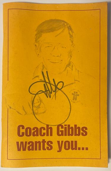 Joe Gibbs Autographed 1992 Youth For Tomorrow 7th Annual County Fair Booklet ?Çô COA (Coach/HOF/Washington/YFT)-Powers Sports Memorabilia