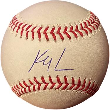 Kyle Lewis Autographed Rawlings Official Major League Baseball- Fanatics/MLB Holograms (Seattle Mariners/2020 AL ROY)-Powers Sports Memorabilia