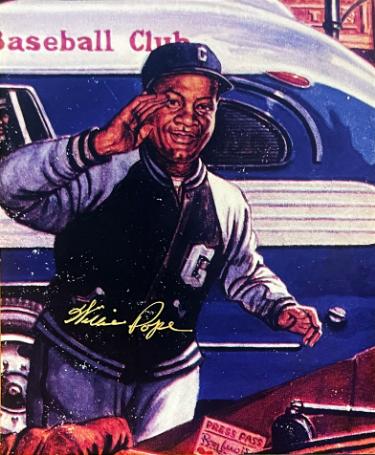 Willie Pope Autographed Homestead Grays Negro League 8x10 Photo- COA/CSA Show Ticket-Powers Sports Memorabilia