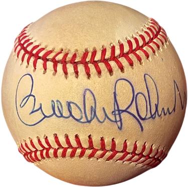 Brooks Robinson Autographed ROAL Rawlings Official American League Baseball toned- COA (Baltimore Orioles/HOF)-Powers Sports Memorabilia
