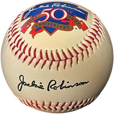Jackie Robinson 50th Anniversary 1947-1997 Souvenir Collectible Baseball NEW-Powers Sports Memorabilia