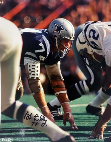 Bob Lilly Autographed Dallas Cowboys NFL Licensed 8x10 Photo #74- CSA COA/Show Ticket - CTBL_043233-Powers Sports Memorabilia
