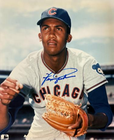 Fergie Jenkins Autographed Chicago Cubs MLB Licensed 8x10 Photo- COA (HOF)-Powers Sports Memorabilia