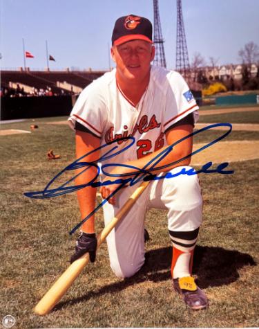 Boog Powell Autographed Baltimore Orioles MLB Licensed 8x10 Photo- Tuff Stuff COA/Show Ticket-Powers Sports Memorabilia
