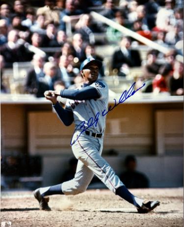 Billy Williams Autographed Chicago Cubs MLB Licensed 8x10 Photo- COA (HOF)-Powers Sports Memorabilia
