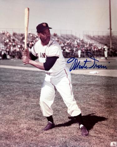 Monte Irvin Autographed New York Giants MLB Licensed 8x10 Photo- COA (HOF)-Powers Sports Memorabilia