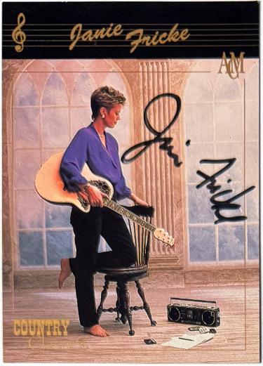 Janie Fricke Autographed 1992 Country Classics On Card Auto #55 Collect-A-Card (ACM Licensed)-Powers Sports Memorabilia