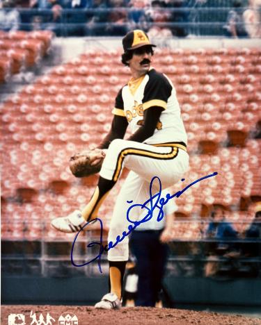 Rollie Fingers Autographed San Diego Padres MLB Licensed 8x10 Photo- Stacks of Plaques COA-Powers Sports Memorabilia