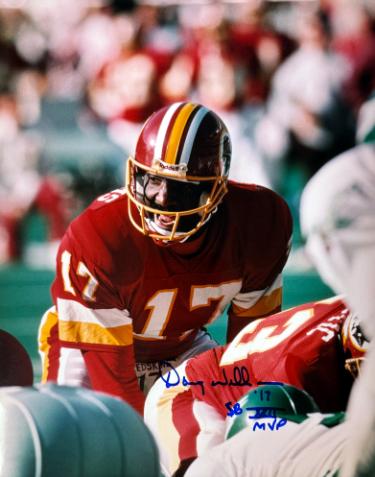 Doug Williams Autographed Washington 8x10 Photo #17 SB XXII MVP- Tuff Stuff COA/Show Ticket-Powers Sports Memorabilia