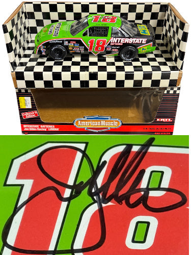 Joe Gibbs Autographed 1992 Chevrolet Lumina #18 Interstate Ertl American Muscle 1:18 Scale Die-Cast Car- COA/Photo-Powers Sports Memorabilia