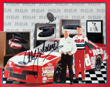 Cale Yarborough Autographed RCA Racing 1996 NASCAR Photo- Tuff Stuff COA-Powers Sports Memorabilia