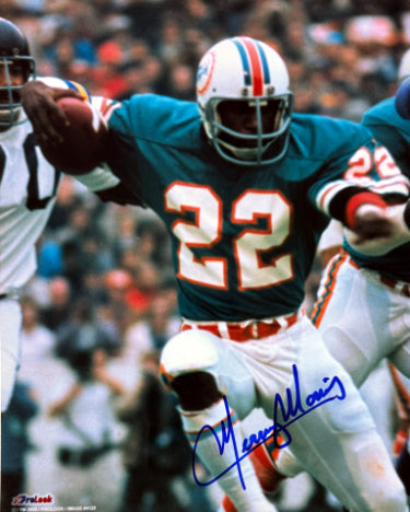 Mercury Morris Autographed Miami Dolphins NFL Licensed 8x10 Photo minor dings- COA (17-0 Perfect Season)-Powers Sports Memorabilia